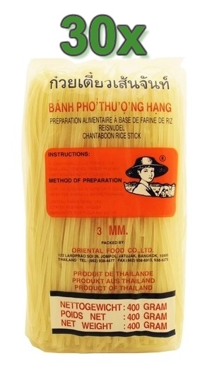 Tagliatelle di riso "rice stick" 3mm. - Farmer Brand 30x400g.